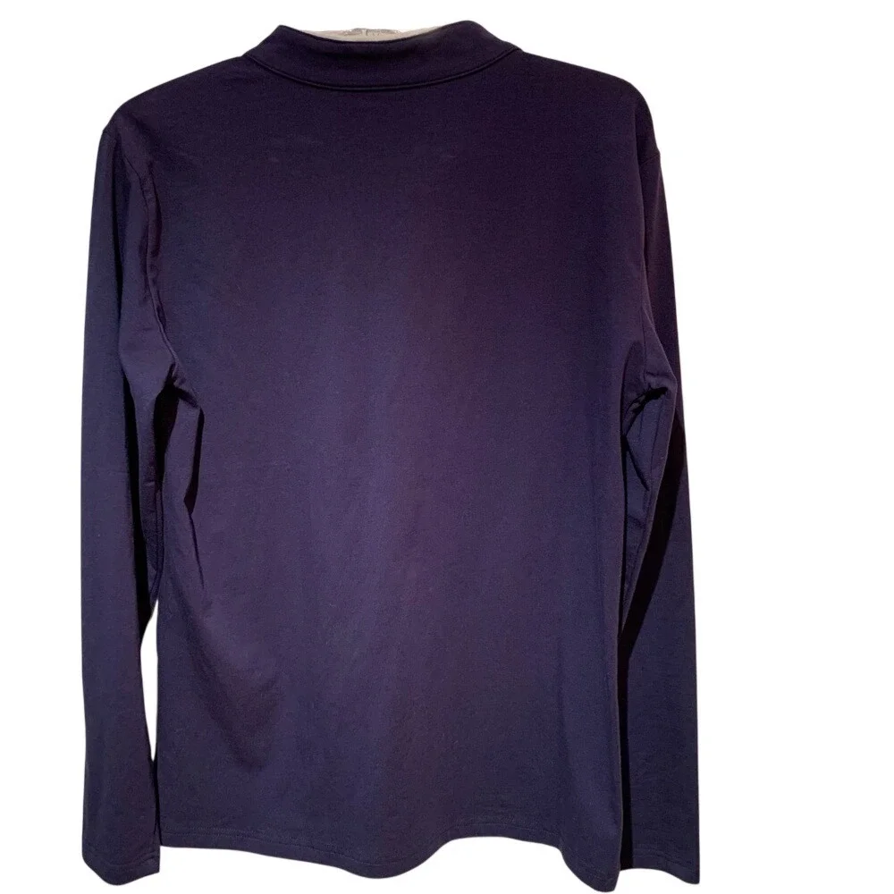 KUYIGO. Men's Casual long‎ sleeved Navy shirt. Size M.
